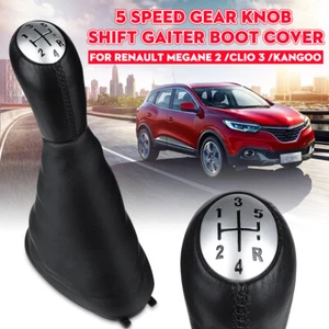 5 Gang Schalthebel Schaltknauf Knauf Hebel für Renault Clio Megane Scenic Kangoo - Picture 1 of 14