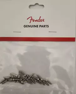 Fender CHROME Guitar Pickguard Mounting Screws 0994923000 - Picture 1 of 1