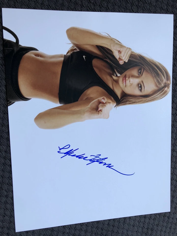Michelle Waterson Clean 11x14 UFC Champ Authentic Signed Autograph MMA KO - Image 1 of 1