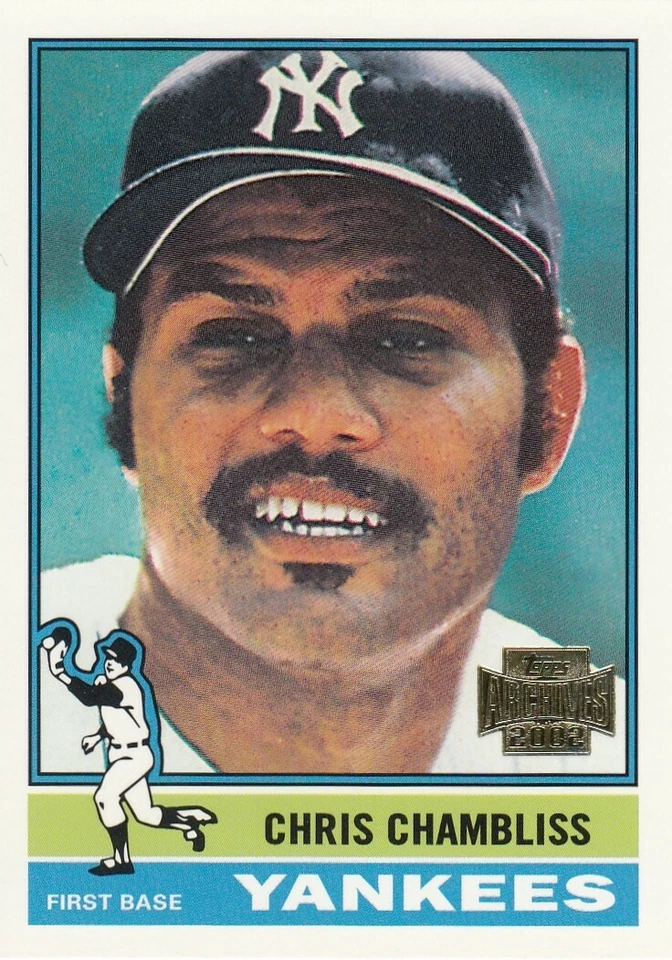 CHRIS CHAMBLISS TOPPS ARCHIVES BASE NEW YORK YANKEES #72 2002 02 - Image 1 of 1