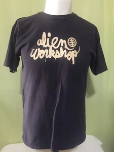 Vintage Alien Workshop Street Game Skate Skateboard Men’s Black T Shirt Large - Picture 1 of 3