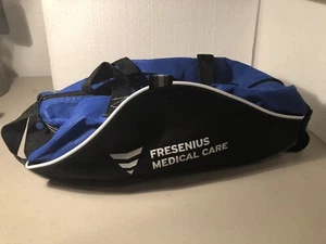 Bolso de Lona TRANSPORT Azul y Negro con Cremallera EMT Fire Medic Gimnasio Viaje Tamaño Pequeño - Imagen 1 de 6