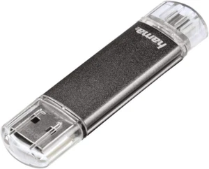 Hama 64GB Usb-Speicherstick Mit USB 2.0 & Microusb (2-In-1 Usb-Stick, Z.B. Für A - Bild 1 von 12