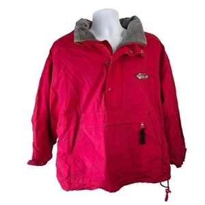 Gear For Sports Jacket Mens Medium Red Pullover Anorak Y2K Ourdoors 90s - Picture 1 of 7