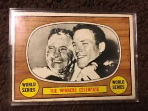 1967 TOPPS CARD #155 -1966 RECORD MONDIALI - Foto 1 di 2