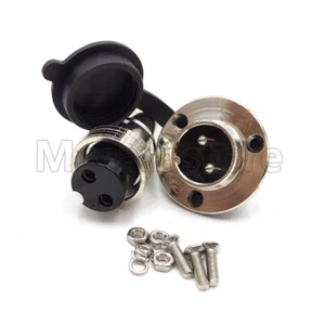 GX20 2 Pin Luftfahrt Stecker + Buchse Kabelverbinder Panelmontage M20 Stecker Buchse - Bild 1 von 6