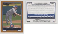 2012 Bowman Draft Draft Picks Orange /250 Pierce Johnson #BDPP4