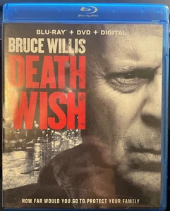 Death Wish [Blu-ray] - Blu-ray By Bruce Willis - VERY GOOD - Foto 1 di 3