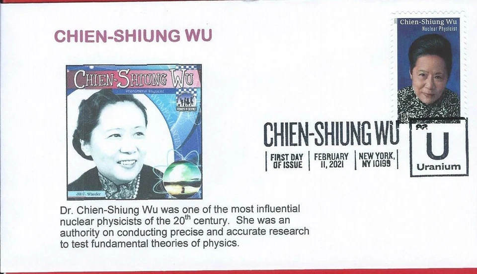 Chien-Shiung Wu, Nuclear Physicist, Science, FDC - Image 1 of 1