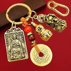 Amulet Zodiac Keychain Metal Gourd Key Chain Geomantic Five Emperors Money