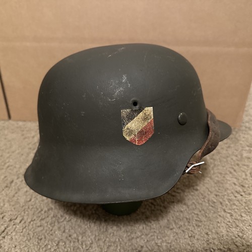 WWII German Original M42 ET 66? Helmet Germany WW2 eBay