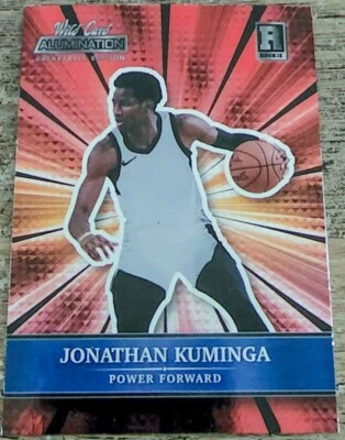 2022 Wild Card Alumination Basketball #ABC-4 Jonathan Kuminga Rookie Red - Image 1 of 2