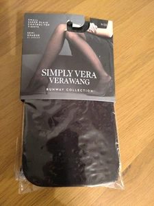 Vrea Wang Control Top Small Scale Plaid Tights, Black, 5888, Size 2 - Picture 1 of 3
