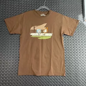 Threadless Tragedy Struck Ice Flame Brown T Shirt Graphic Print Men's Size M - Picture 1 of 8