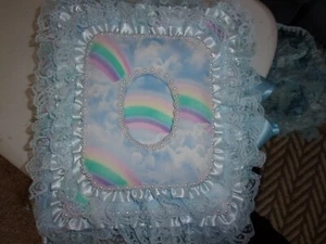 BABY PHOTO ALBUM RAINBOW THEME- HANDMADE - Picture 1 of 3