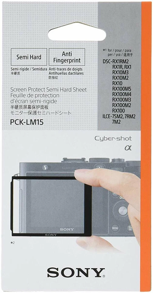 SONY semi-hard protective sheet PCK-LM15 for DSC-RX1 / DSC-RX100 - Image 1 of 4