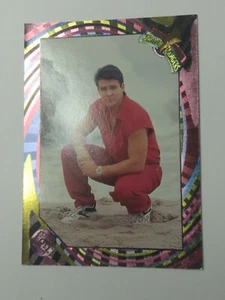 1994 Mighty Morphin Power Rangers Series 2 Foil Blue Border Back Jason #81 MMPR - Picture 1 of 2