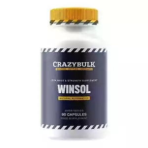 CrazyBulk WINSOL (WINSTROL) Natural Alternative for Lean Mass 90caps Pack of 3 - Picture 1 of 1