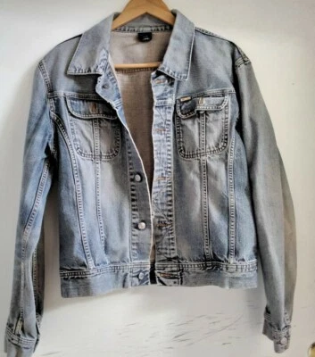 Chaqueta vaquera vintage Diesel Denim Trucker envejecida para hombre XL hecha en Italia RARA Foto 1 de 4