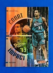 1999-00 UD Ultimate Victory Grant Hill Court Impact Foil Insert Card #C7; Rare!