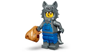 LEGO Series 23 Authentic Minifigures Minifig 71034 CMF - ( WOLF BOY COSTUME ) - Picture 1 of 2