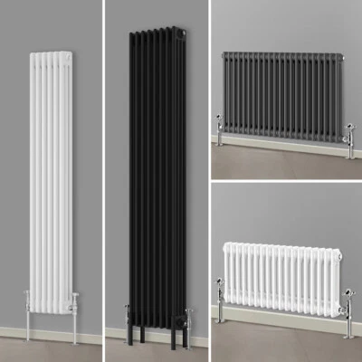 Horizontal Vertical Traditional Radiator 2 3 4 Column Cast Iron Style Rads - Image 1 of 4
