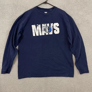 Dallas Mavericks NBA Camiseta Hombre Talla Grande Azul Manga Larga Camiseta Baloncesto - Imagen 1 de 9