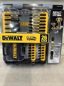 dewalt flextorq impact ready bit set 26 pc NEW in box - Picture 1 of 4