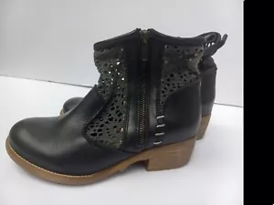 Botines CoolWay Flavia Gris Mujer Talla 6 Cuero y Encaje Crochet España - Imagen 1 de 13