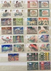 1980 -1984 GB Commemorative Sets - Used - Mainly ex FDC's - multiple listings - Picture 1 of 14