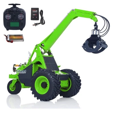 TOUCAN DIY LESU AOUE 225A Metal 1/14 RC Hydraulic Log Loader RTR Model 4CH Valve - Image 1 of 4