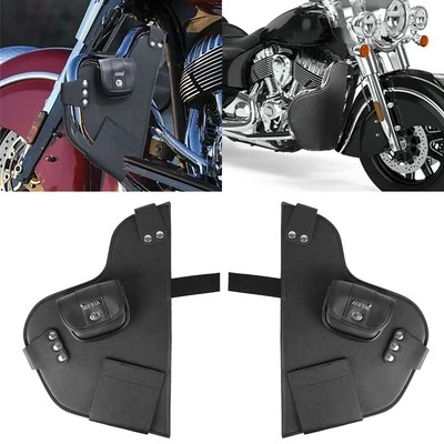 For Indian Chief 14-22 Crash Bar Cover Highway Bar Lowers Chaps Leg Warmer Bags - Image 1 of 4