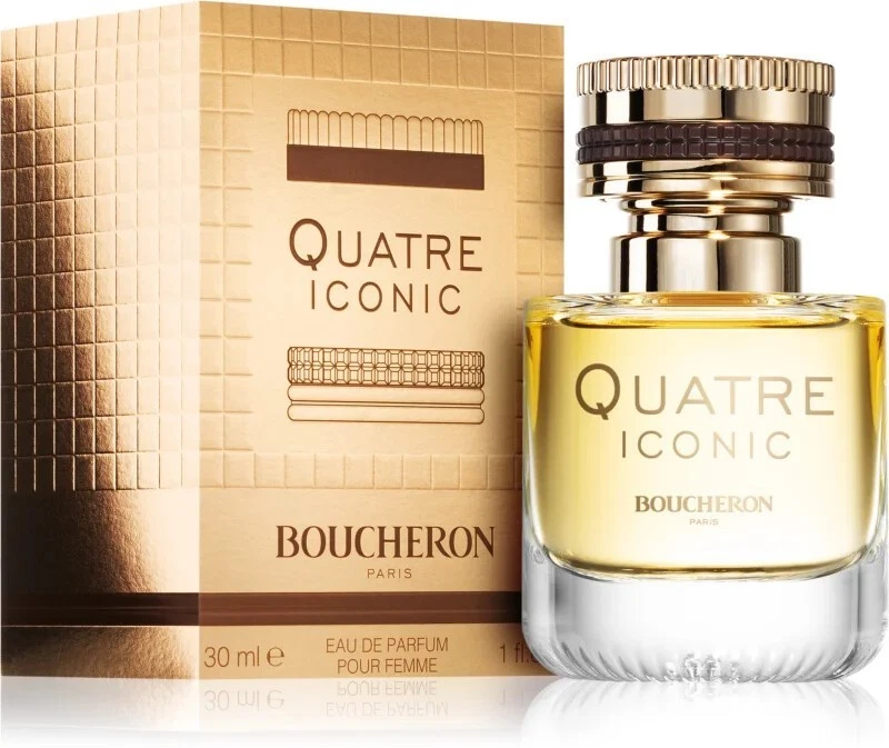 Boucheron Quatre Iconic for Women Eau de Parfum Spray 3.4 oz NEW IN BOX - Image 1 of 1