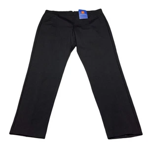 Pantalone alla caviglia Jude Connally Olivia Ponte nero taglia XL zip posteriore nuovo con etichetta - Foto 1 di 10