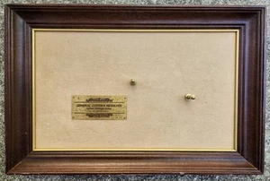 FRANKLIN MINT GENERAL CUSTER'S REVOLVER FRAMED DISPLAY ONLY (501) - Picture 1 of 2