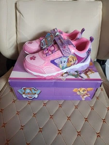 Nickelodeon Toddler Girls' PAW Patrol Light Up Sneakers Pink Purple - Size 11 - Picture 1 of 5