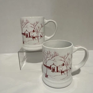 Juego de 2 tazas Juliska Country Estate “Winter Frolic” en perfecto estado - Imagen 1 de 14