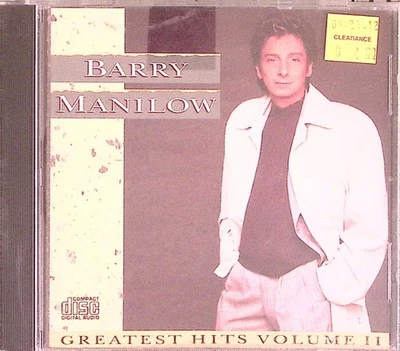 BARRY MANILOW  GREATEST HITS VOLUME II  ARISTA RECORDS  CD 8371 Foto 1 de 4