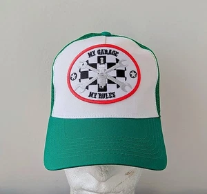 My Garage My Rules  Cap Mütze Biker Werkstatt Old School Snapback Beechfield - Picture 1 of 3