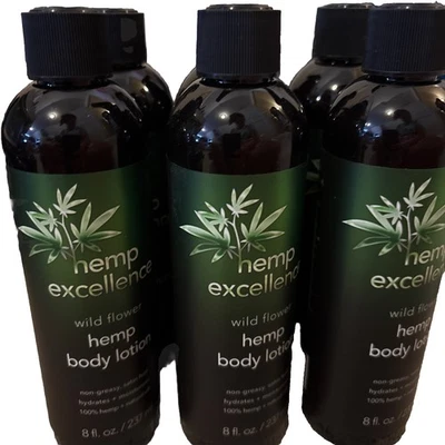 Wholesale Made In USA 🦟 Deterrent!!!! HEMP EXCELLENCE  LOTION! - -8oz 6 Pack: - Image 1 of 2