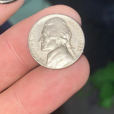 1962 Nickel With No Mint Mark And Slight Rim Error - Image 1 of 4