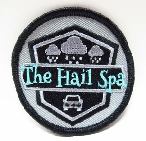 The Hail Spa Patch Vintage Automotive Paintless Dent Repair Car Emblem Sew On - Picture 1 of 5