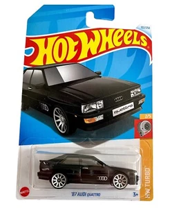 Hot Wheels ‘87 Audi Quattro Black #102 Mainline 2024 Case P | New HW Turbo - Picture 1 of 7