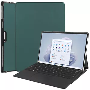 Tablet Hülle für Microsoft Surface Pro 9 13 Zoll 2022 Slim Case Sleep/Wake Grün - Bild 1 von 5