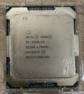 Intel Xeon E5-2650L V4 1.7GHz 14C/28T 35MB 65W LGA 2011-3 SR2N8 CPU Processor - Picture 1 of 3