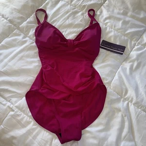 Jordan Taylor Damengröße 8 Magenta Himbeere Schwimmen Badeanzug - Bild 1 von 6