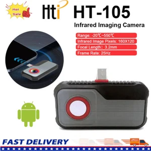 HTi HT-105 Thermal Imaging Camera for Android 160 x 120 IR Thermal Imager Camera - Picture 1 of 7