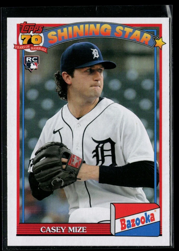 2021 Topps Archives '91 Bazooka Shining Stars #91BZ-4 Casey Mize RC - Image 1 of 2