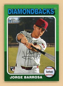 Jorge Barrosa - 2024 Topps Heritage High Number - Green Border # 690 - RC - Picture 1 of 2