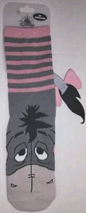 2024 Walt Disney World Parks Winnie The Pooh Eeyore Pair of Adult 3-D Socks - Picture 1 of 6